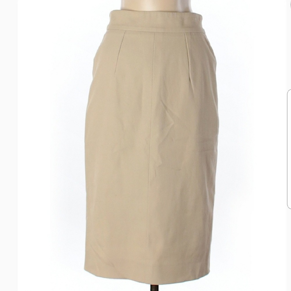 Oscar De La Renta: Zipper Detail Skirt - Picture 2 of 4